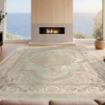 thumbnail image 2 of Design&I 6'x9' Ultra Soft Area Rug, Vintage Boho Dusty Sage Beige Crisp Decorative Kilim None Fluffy Washable Non Shedding for Guest Room Bedroom Living Room, 2 of 7