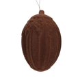 thumbnail image 1 of Vickerman MT196675D Ornement Flocked Ball Chocolat 5.5 Po - 2 par Sac, 1 of 3