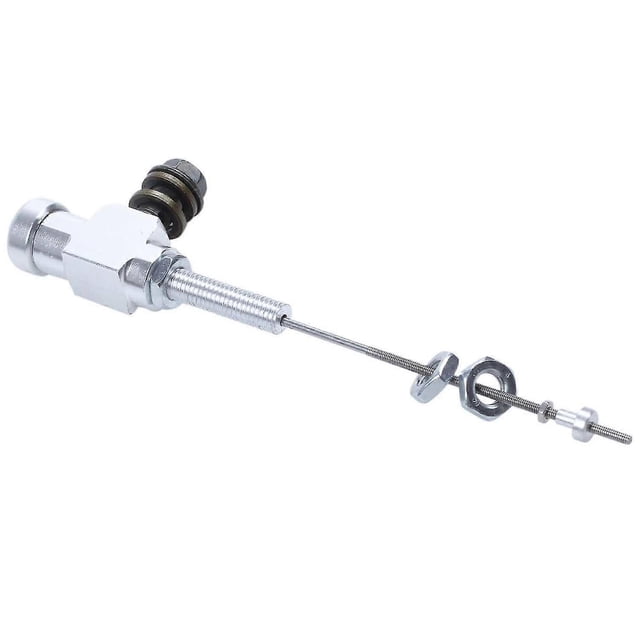 Motorcycle Hydraulic Clutch Master Cylinder Rod Brake Pump M10x1.25mm Aluminum Color: silver