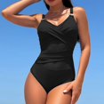 thumbnail image 2 of Clearance！ FADAACAI One Piece Swimsuit Women Women's Swimsuit Mesh Bathing Suit Front Swimwear Ladies Swimsuits Plus Size Swimsuit Tops for Women XL, 2 of 6
