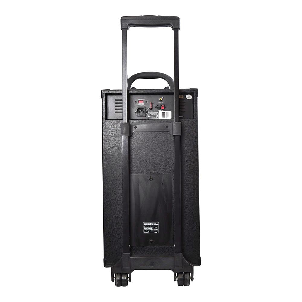 PYLE PWMA1050BT - Wireless Portable Bluetooth PA Speaker System, Built-in Rechargeable Battery, Wireless Microphone, 800 Watt
