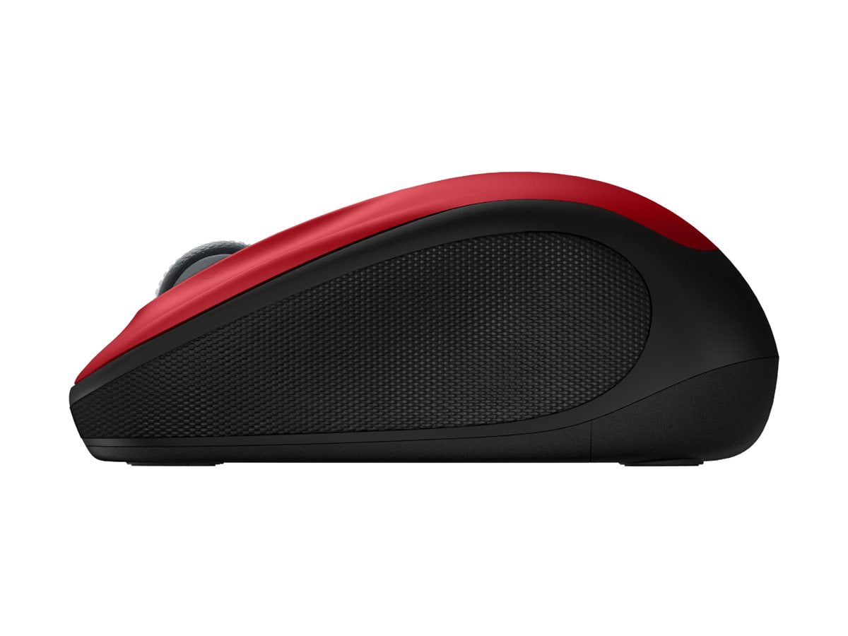 Logitech M325s Wireless Mouse, 2.4 GHz with USB Receiver, 1000 DPI Optical Tracking, Red