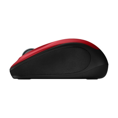 Logitech - M325s Wireless Optical Compact Ambidextrous Mouse - Wireless - Red
