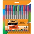 thumbnail image 1 of Bolígrafo BIC Cristal Xtra Bold Fashion, paquete de 48, 1 of 7