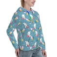 thumbnail image 6 of Sigee Rabbit And Balloon for Women's Pullover Hoodie Sweatshirts Adult Casual Long Sleeve Sweatshirts ,Sizes S-2XL-Medium, 6 of 7