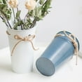 thumbnail image 5 of Visland Rustic Mini Tin Garden Bucket Planter with Hemp Rope, Metal Flower Container Planter for Home and Office Décor, 5 of 7