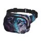 thumbnail image 2 of Easygdp Purple Sky Wolf Fanny Packs para Mujeres y Hombres, Bolsa de Cinturón, Bolsos de Cruz para Trabajo/Correr/Senderismo, 2 of 9