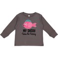 thumbnail image 3 of Inktastic Girls Fishing with Daddy Girls Long Sleeve Toddler T-Shirt, 3 of 5