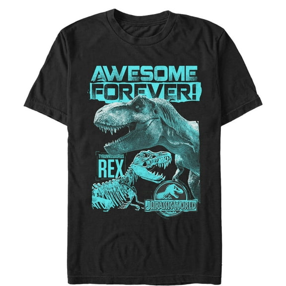 Men's Jurassic World: Fallen Kingdom Forever T.Rex  Graphic Tee Black 2X Large
