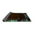 thumbnail image 2 of Ahgly Company Indoor Rectangle Abstract Turquoise Blue Modern Area Rugs, 5' x 7', 2 of 4