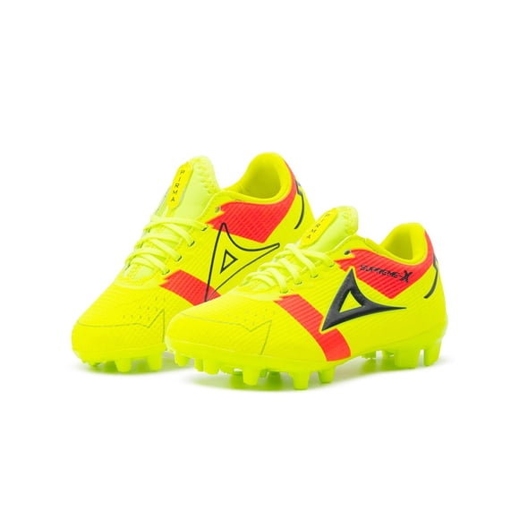 Tenis Tachos Pirma Para Niño Futbol Soccer Amarillo Neon Amarillo 19.5