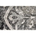 thumbnail image 3 of 8' Gray Ivory And Taupe Abstract Stain Resistant Runner Rug, 3 of 8