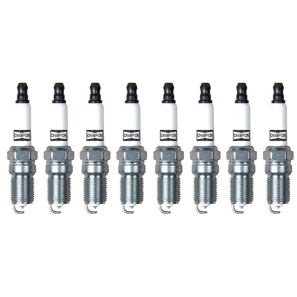 Juego de 8 Bujías de Encendido CHAMPION E-250 2003 A 2009 Ford V8 4.6L Doble Platino