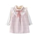 thumbnail image 1 of Odeerbi Vestido de Punto de Algodón Para Niñas Primavera Verano Manga Larga Vestido de Encaje Con Lazo, 1 of 8