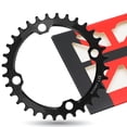 thumbnail image 3 of SPRING PARK Round Narrow Wide Bike Single Chainring 104BCD 32T/34T/36T/38T Compatible with Most of and Sram Cranksets, 3 of 7