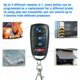 thumbnail image 4 of 433MHz Universal Automatic Cloning Remote Control Copy Duplicator Copying 4 Buttons Touch Switch for Garage Gate Door Remote Control Key Fob, 4 of 7