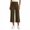 Brown, variant on Yoga Pants for Women Pockets Solid Style Airport Outfit Walking Pilates Studio Weekend Casual Summer Lightweight Feel Easy Care Style Polished Casual Look
