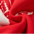 thumbnail image 6 of Tfken Christmas Child Boys Sweater Size 4-5 Years Crew Neck Cartoon Print Daily Wear Trendy Red Pullover Sweater, 6 of 6