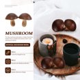 thumbnail image 2 of EeaseMX 8 piezas de decoración de hongos de imitación para tiendas de comestibles, accesorios para fotos (café), 2 of 7