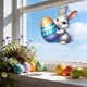 thumbnail image 5 of Decoraciones de Pascua para el Hogar Lindo Conejo Colgante Ornamento 2D Llavero Acrílico Plano Colgante Pequeño para el Coche Retrovisor Espejo O Mochila, 5 of 6