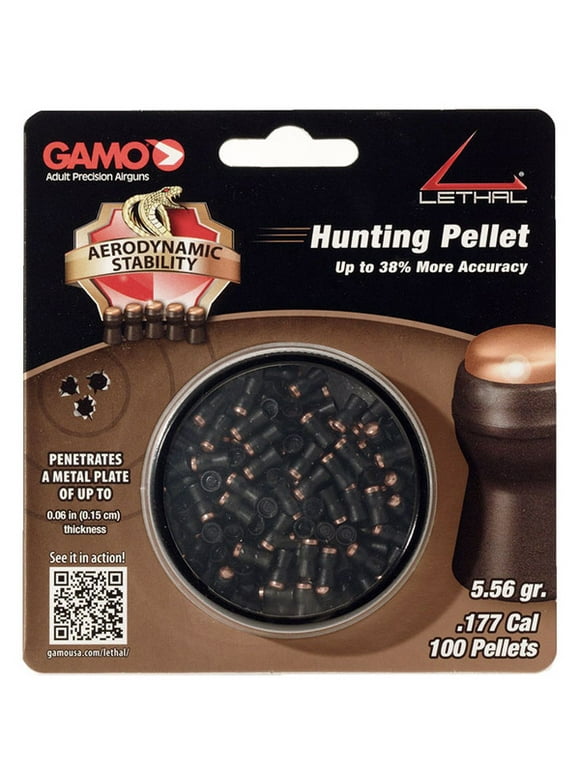 Gamo .177cal "Lethal" Pellets - 5.56 Grain (100 Count)