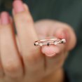 thumbnail image 5 of Rosec Jewels Minimal Black Onyx Ring, 1/4 CT Black Onyx and Diamond Ring Gold, Black Onyx Ring for Women, Minimal Black Onyx Ring, 18K Rose Gold, US 3.00, 5 of 6