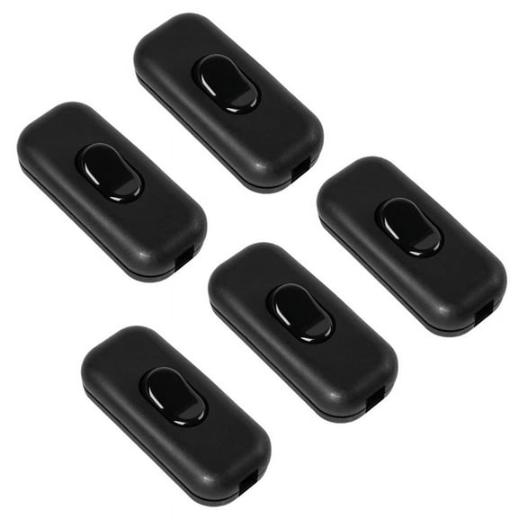 Inline Cord Switch on/ Lamp Control Appliance Switch 250V 6A 5Pack