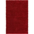 thumbnail image 1 of Unique Loom Tapis de Sol en Peluche 4' x 6' Rectangulaire en Rouge Cerise, 1 of 2
