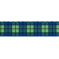 thumbnail image 3 of Country Brook Design® 5/8 inch Blue and Green Plaid Polyester Webbing, 5 Yards, 3 of 4