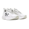 thumbnail image 3 of Under Armour Men's UA HOVR Mega 2 MVMNT Sportstyle Shoes Athletic Sneakers White/107, US Footwear Size System, Adult, Men, Numeric, Medium, 8.5, 3 of 5