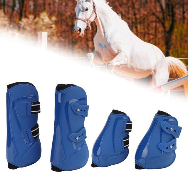 Protector de caballo botas de caballo de PU de absorción de cojín ligero forro suave para montar a caballo ANGGREK Otros