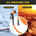 thumbnail image 2 of KOTTO Heavy Duty Expandable Garden Hose, Lightweight Water Hoses for Outside, Leak-Proof, Orange, 50ft, 2 of 5
