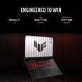 thumbnail image 2 of ASUS TUF A16 16" FHD+ 165Hz RTX 5060 Gaming Laptop, AMD Ryzen 7 260, 16GB RAM, 512GB SSD, Grey, 2 of 7