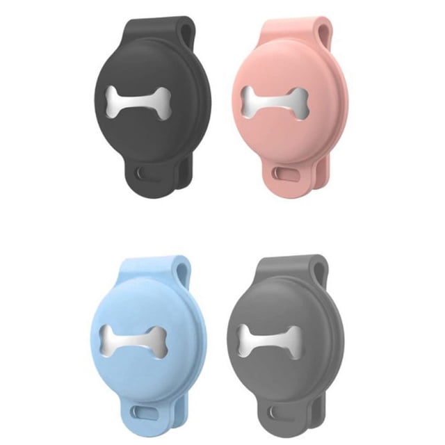 Soporte para collar Airtag para mascotas, ideal para collares de perros compatibles con collares pequeños, protección integral mejorada, fácil de colocar, resistente al agua y al polvo según IP67