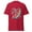 Cardinal, variant on Wraptap Graphic Tees for Men and Women – Trendy Surfing the Universe Graphic T-Shirt, Cool and Stylish Space-Themed Tees (Maroon, S)
