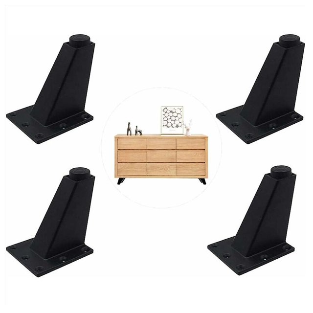 Patas ajustables suyoo para muebles de aleación de aluminio 4 piezas