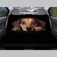 thumbnail image 3 of CHAQLIN Brown Dog Car Rear Seat Covers for Men, Set of 2 Car Back Seat Covers Stretch Non-Slip Auto Rear Seat Protectors, 3 of 6