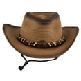 thumbnail image 2 of Sombrero vaquero occidental Zulema Protección sol playa moldeable verano, 2 of 8