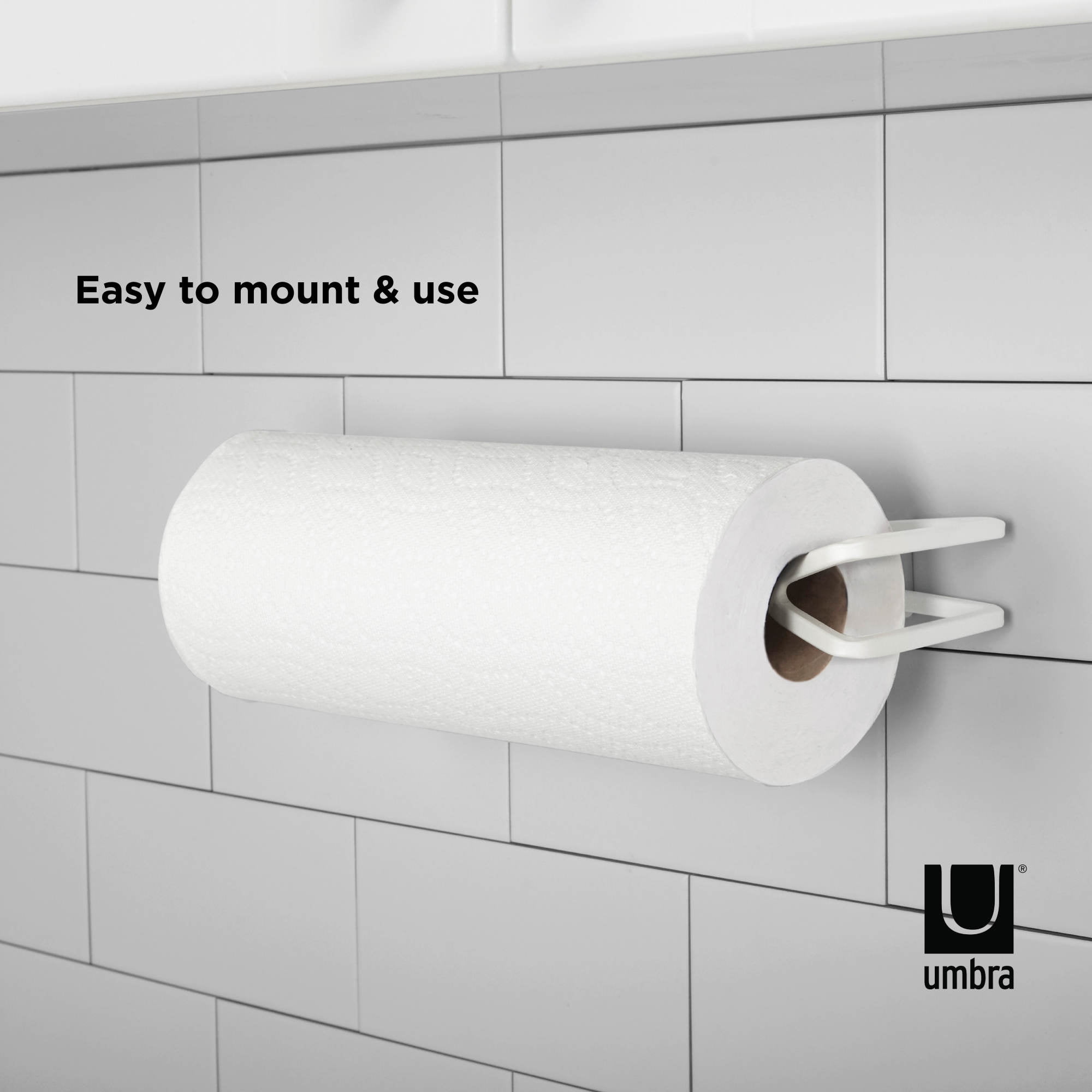 Umbra Squire Multi Use Paper Towel Holder - Black