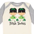 thumbnail image 4 of Inktastic Irish Twins St Patricks Girls Girls Long Sleeve Baby Bodysuit, 4 of 5