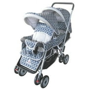 Double stroller Tandem style With 2 canopies