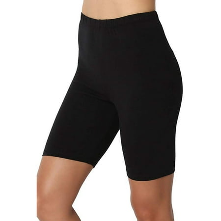 Opperiaya Women's Breathable Sports Yoga Shorts Elastic Slim High Waist ...