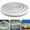White, variant on Swimming Pool Cover 140cm Floating Insulation Design With Handles Reusable and Foldable for Above Ground Pools and Leaf