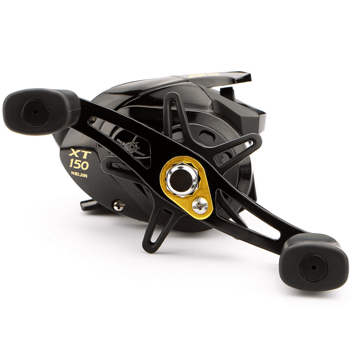 15KG Max Drag Fishing Reel for Bass in Ocean Environment Reel Fishing Accessories Fishing Reel Right Hand,1 * Fishing Reel,Black