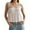 White, variant on Gyexs Womens Flower Tanks Tops Trendy 2025 Lace Trimmed Round Neck Top Summer Everyday Wear Cropped Vest (Black, L)