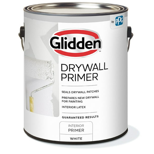 Glidden Interior Drywall Primer, White, 1 Gallon, Flat
