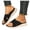 Black, variant on Women's Breathable Walking Sandals Comfortable Mesh Slide Dress Shoes Platform Non Slip Beach Sandal Black Size 6
