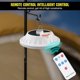 thumbnail image 3 of 120 LED Solar Camping Light with Remote Control, LED Camping Light with Hook, Power Bank IPX7 Waterproof Tent Light, 5 Modes Rechargeable Camping Ligh, 3 of 5
