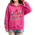 thumbnail image 5 of Coerni Girls Hoodie Cartoon Construction Truck Graphic Sweatshirt Funny Print Kids Trendy Hooded Pullover Spring Fall Casual Wear, 5 of 6