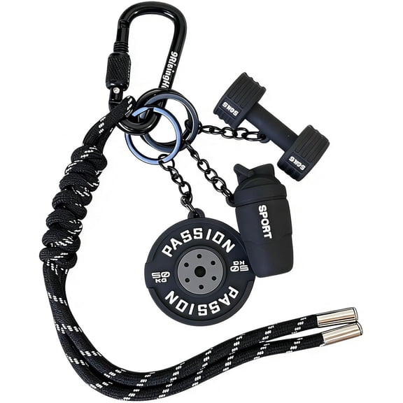 Keychain,Bags Charms Gift for fitness Women and Men,Cute Car Key Chains Accessories for Gym,Fitness Gift